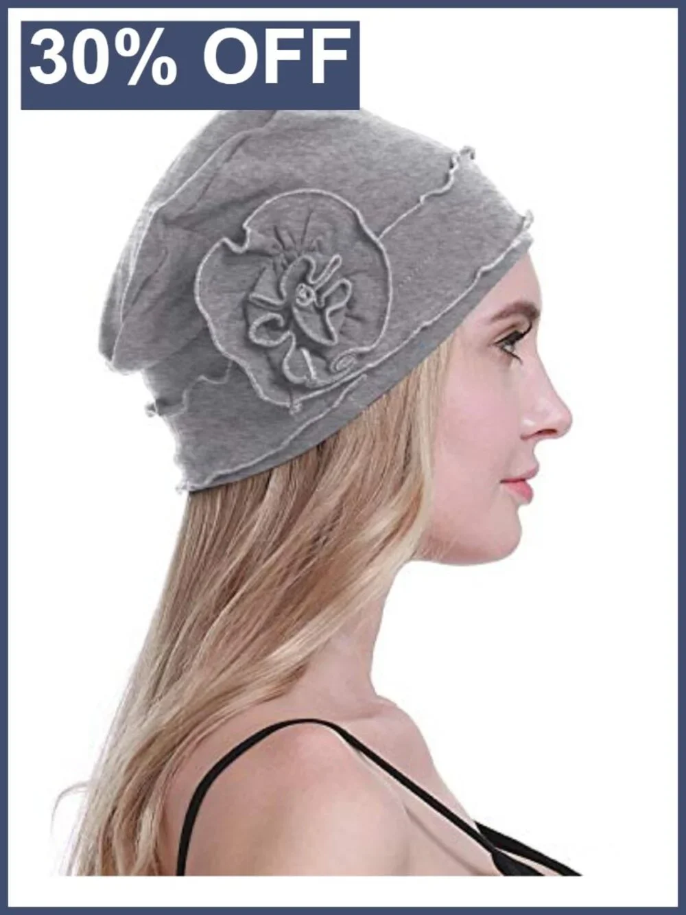 100% Cotton Turban Cap for Women Chemo Headwear Beanie Hair Loss